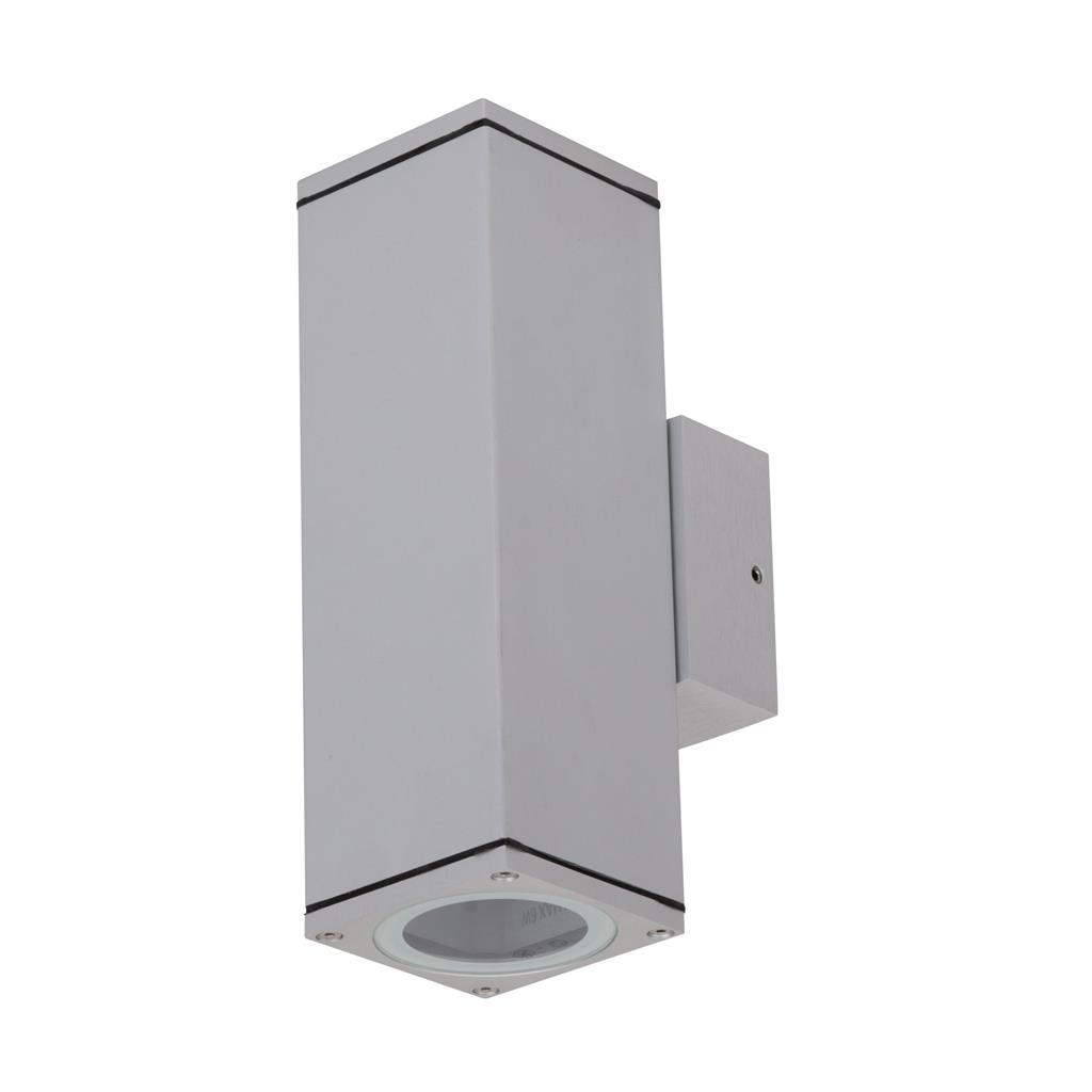 Outdoor lamp up & down to Wall in Grey 2x gu10 ip65 PAR Lamp 