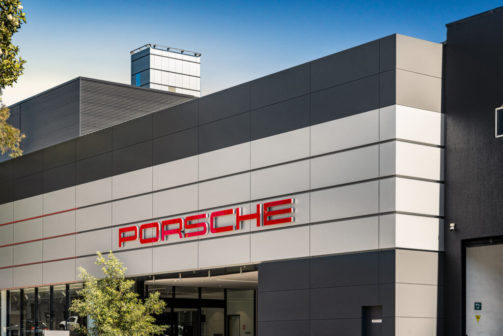 Commercial Lighting at Porsche Service Centre Artarmon