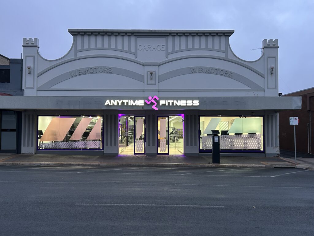 LED Strip Lighting at Anytime Fitness